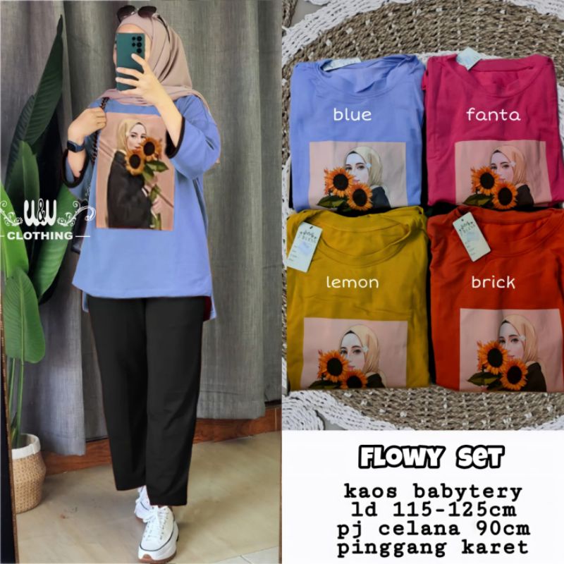 flowy set by u&u clothing ori