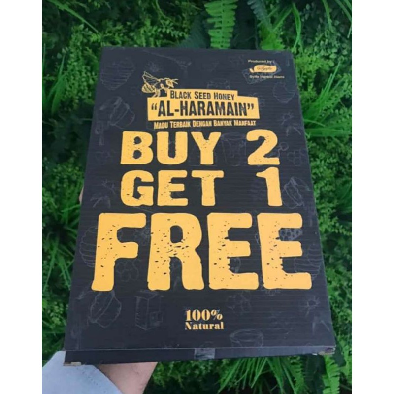 

Madu Al Haramain Madu Murni Madu Asli Saudi kemasan Paket 500gr+500gr+250gr