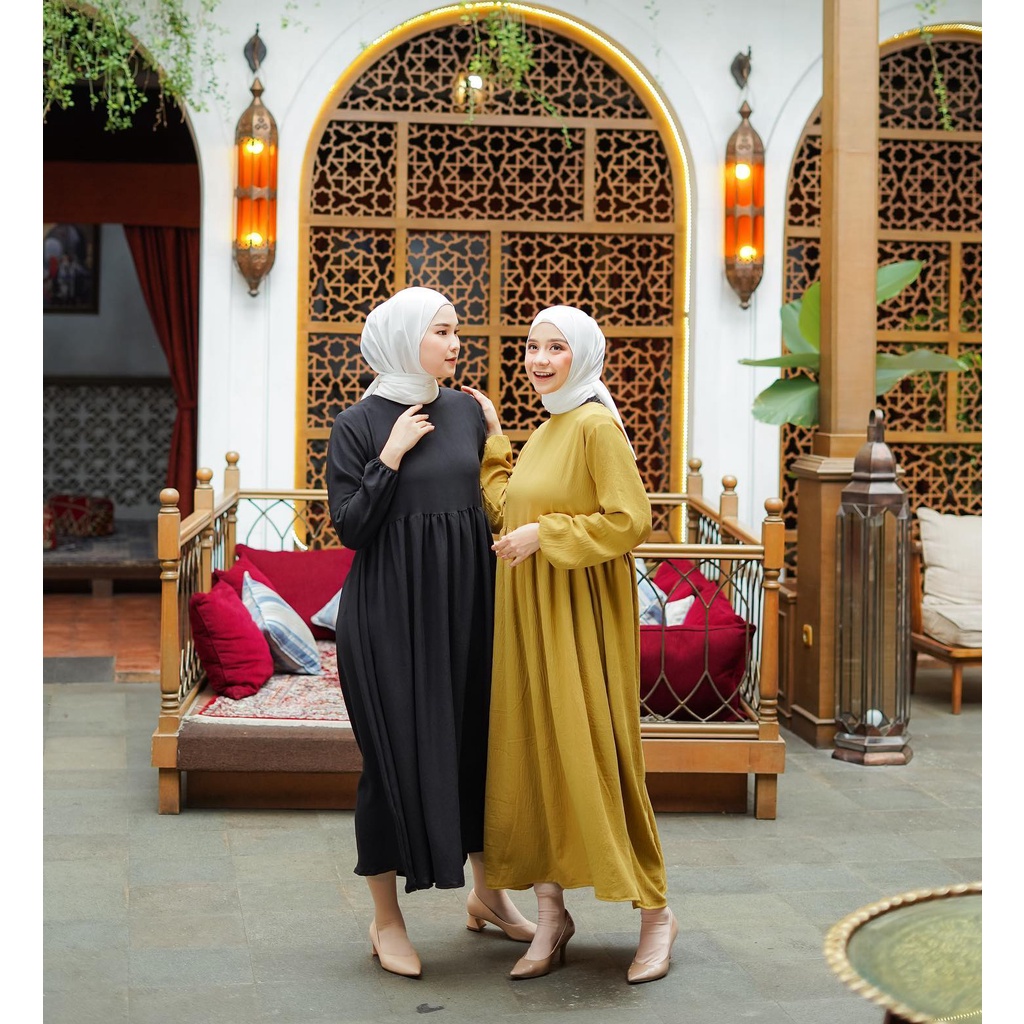 AMANI DRESS - DRESS MUSLIM - EID SERIES - PAKAIAN WANITA