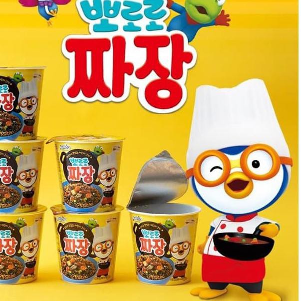 

Gratis Ongkir!! (yne-491) Pororo Noodle / Jajangmyeon / Pink Spaghetti Mie Cup Korea Anak Made in Ko