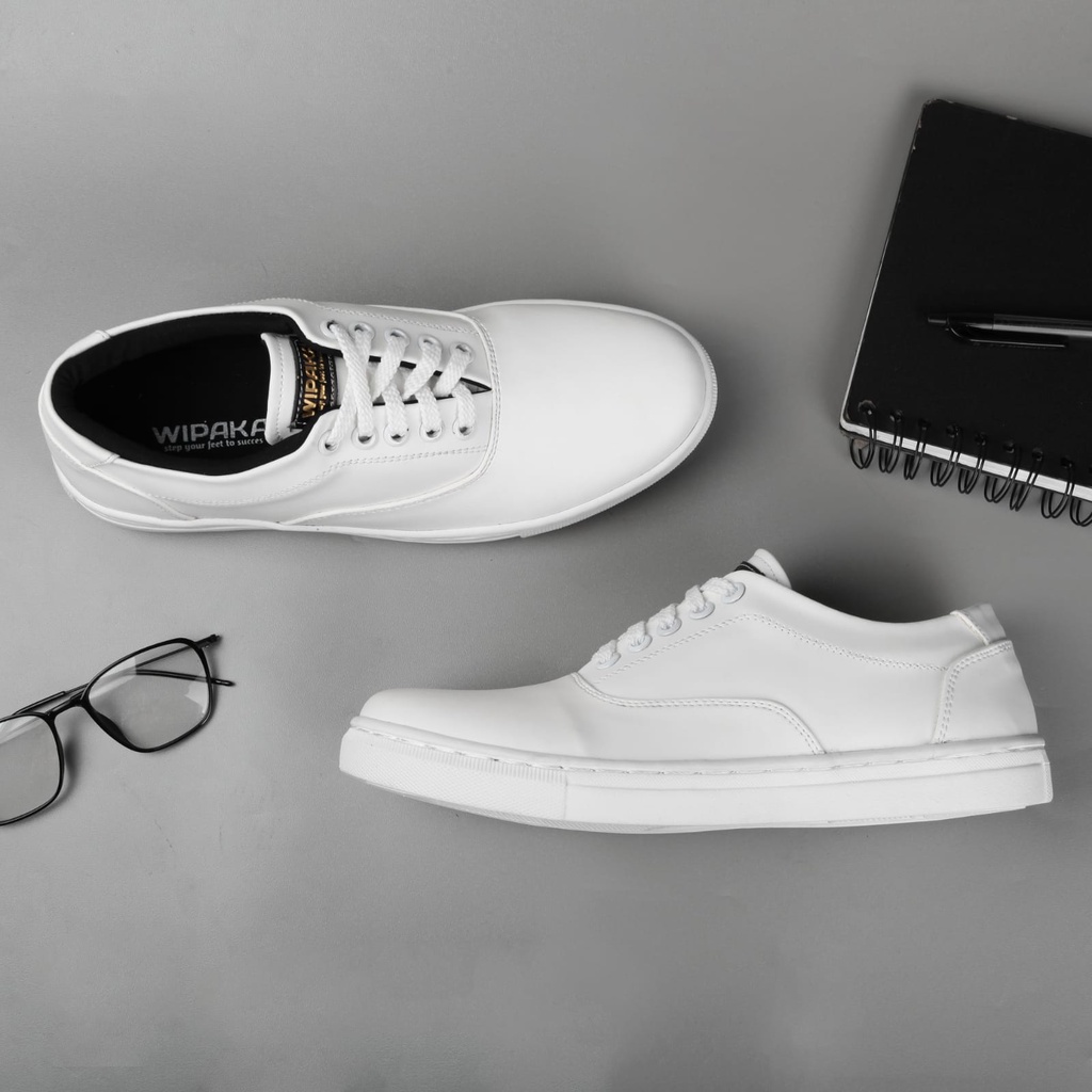 WIPAKA Original Sepatu Kasual Sneakers Sepatu Formal Kasual Kimberlit Full White