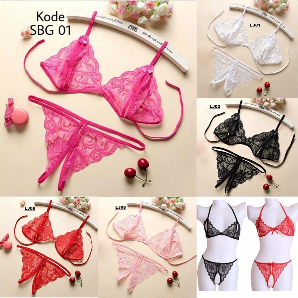 Gstring / set bra dan CD / bikini Sexy sbg 01 / bdds murah /