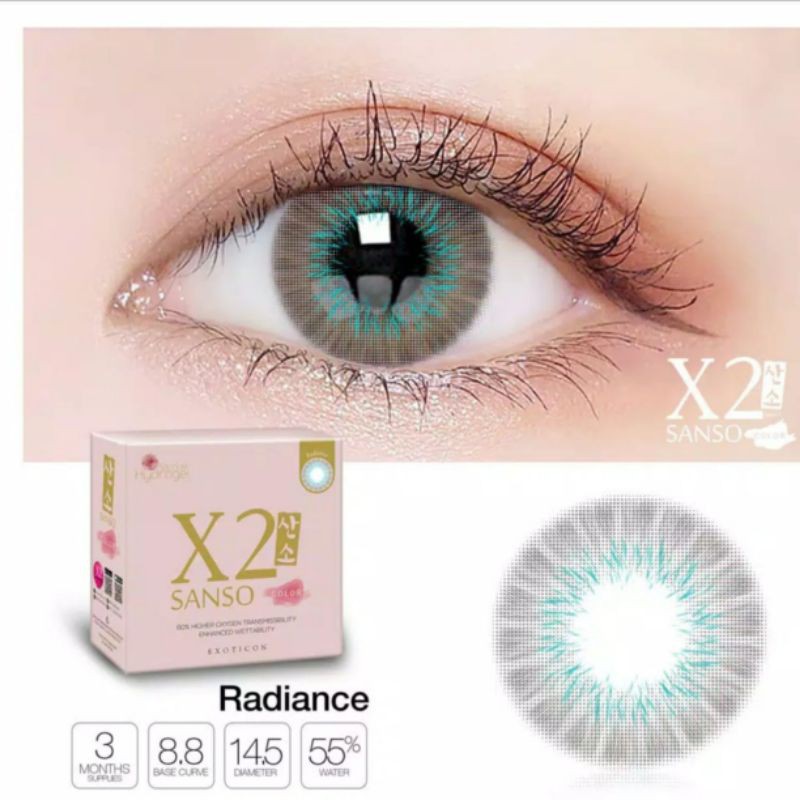 Softlens X2 SANSO RADIANCE MINUS -0.50 S.D -10.00