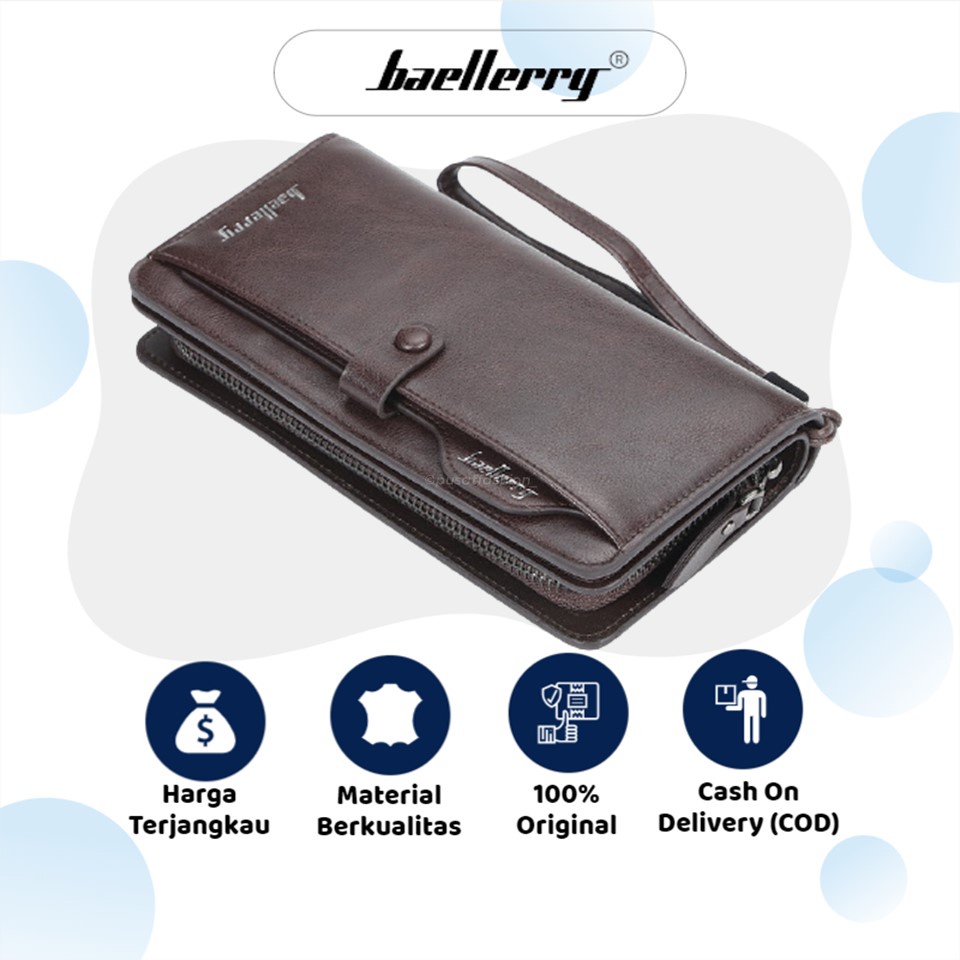 ORIGINAL Dompet Kulit Baellerry Ballerry Ballery S6703 Wanita Cewe Elegan Import