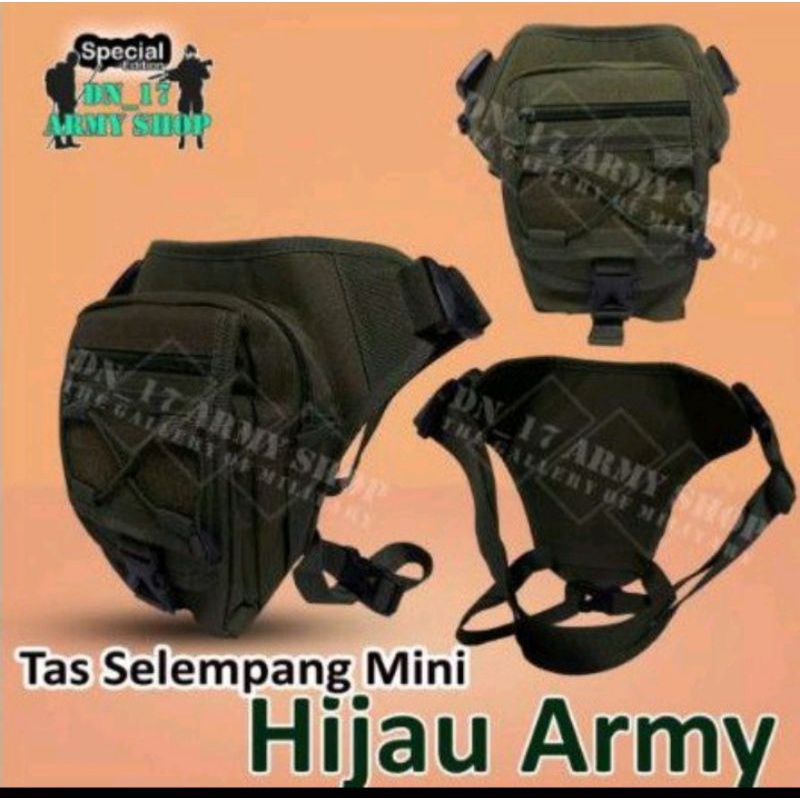 CODtas selempang/paha/pinggang kecil hitam,krem,loreng cordura