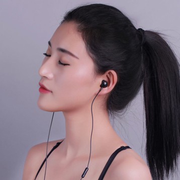 Remax Touch Music Earphone with Mic - RM-510 - Black