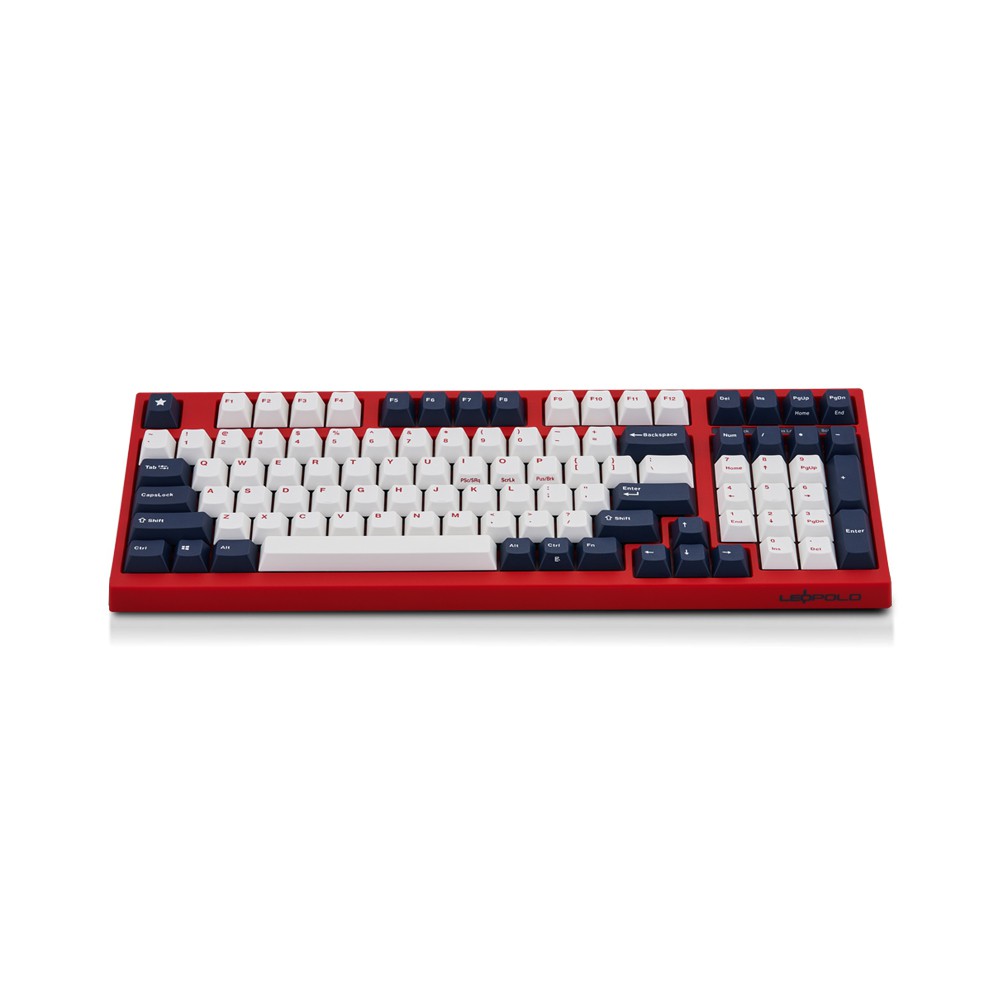 Leopold FC980M White Blue Star Mechanical Gaming Keyboard