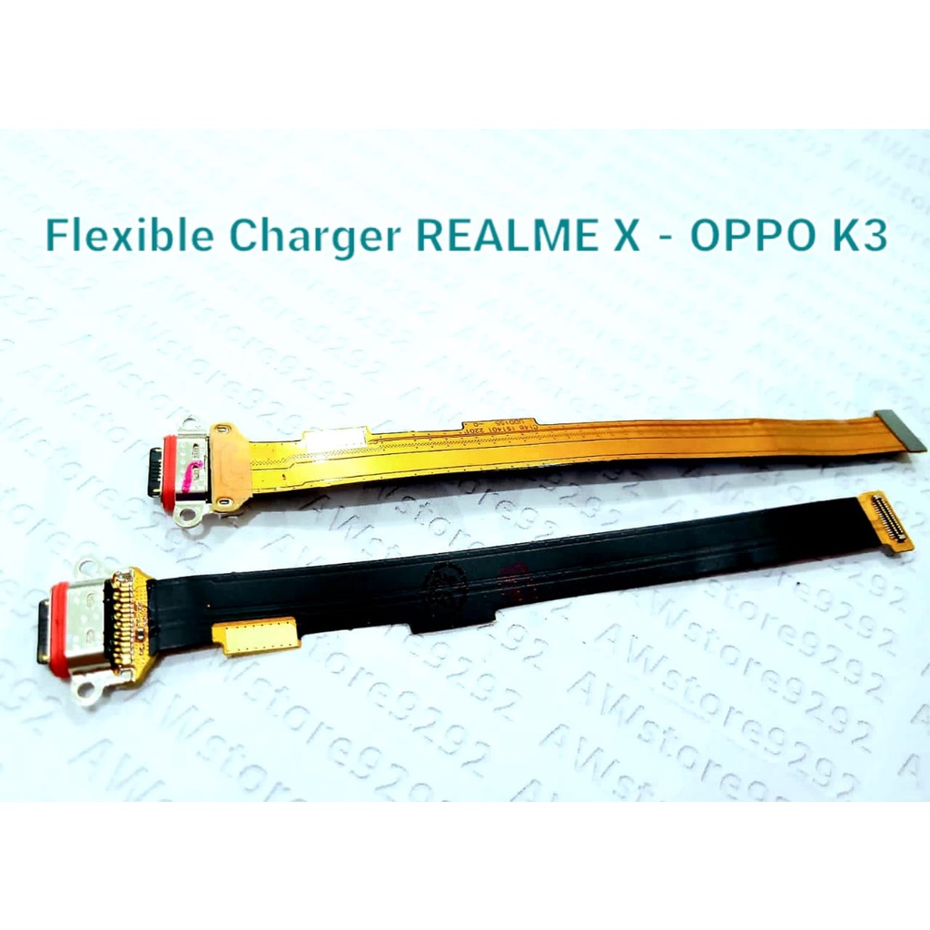 Flexible Papan PCB Con Cas Konektor Charger REALME X - OPPO K3