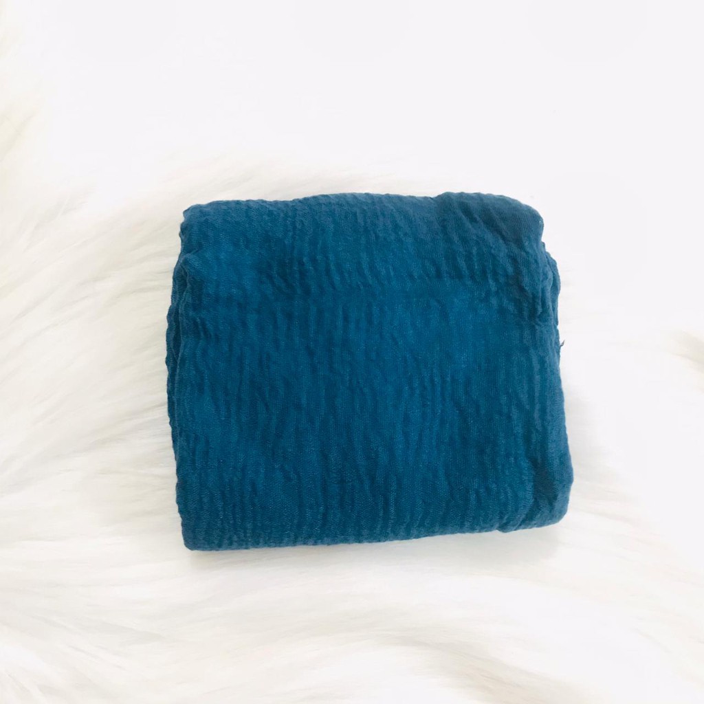 Termurah Pashmina Crinkle Azara / Pashmina Crinkle / Crinkle Azara-Emerald