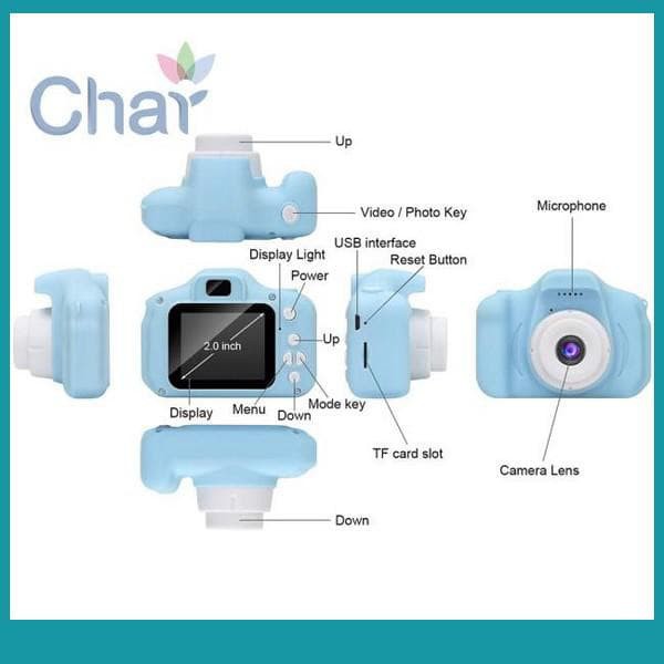 New Mini SD Video Smart Shooting Childrens Digital Camera ACC-3