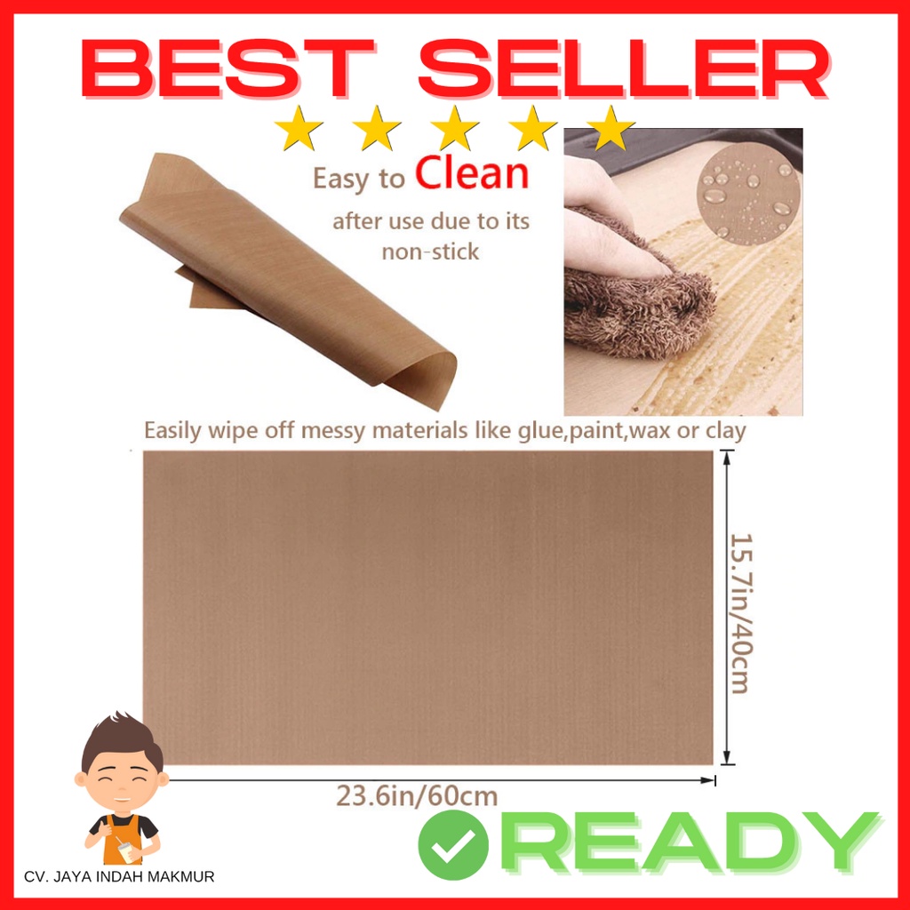 Sliphat Kain Roti Alas Panggang Oven 60x40cm Anti Lengket Baking Sheet — 10