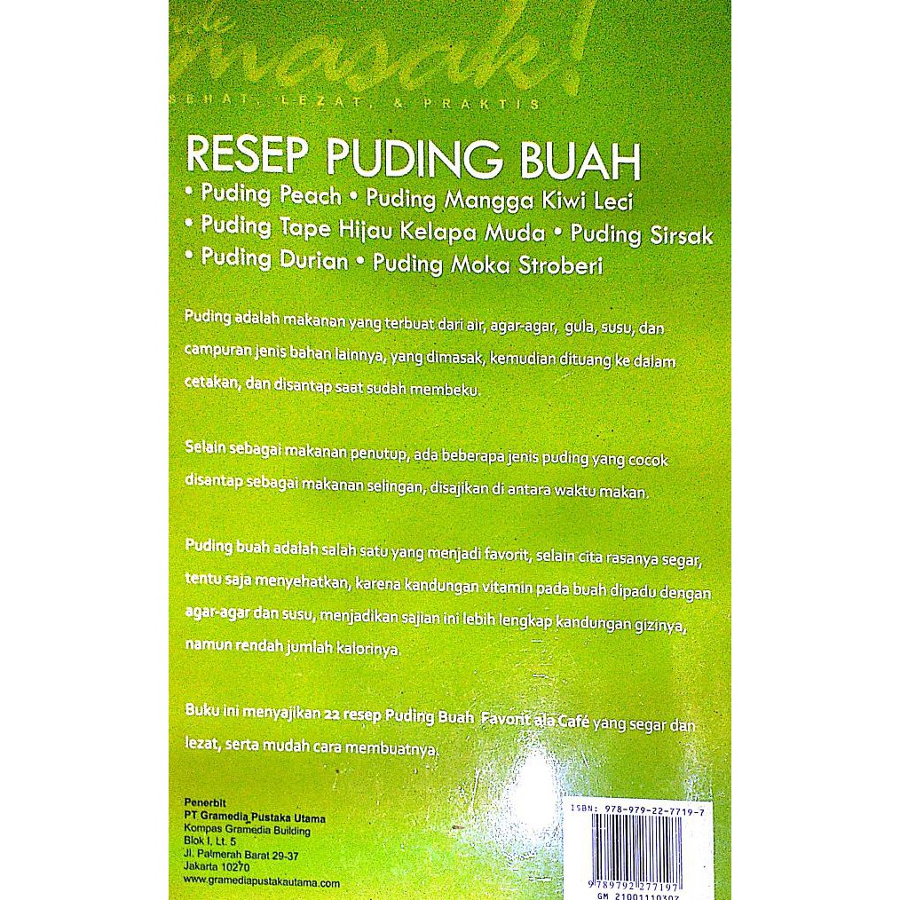 Diskon Resep Puding Buah Favorit Ala Cafe Segera Beli