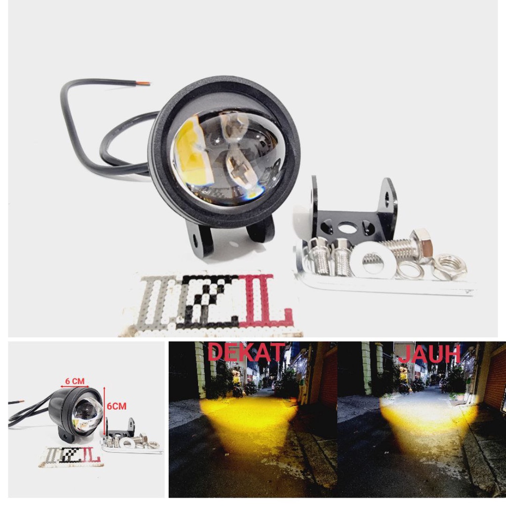 Mt Star Lampu Tembak Led Cwl Laser Gun D2 Cut Off 4D High Low T20 T20X