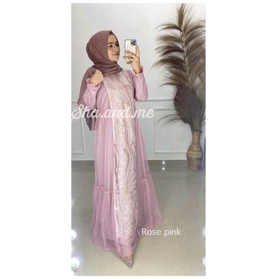 Jehan Dress / Gamis Couple/ Gamis Brukat