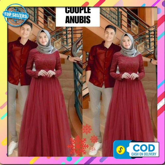 [Ada Ukuran Jumbo] Promo Termurah Promo Kebaya Brokat Kemeja Batik Couple Selia Model Terbaru/Pria/B