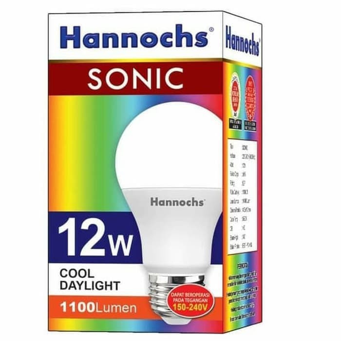 Hannochs - Lampu LED Sonic - 3 watt - 25 Watt Cahaya Putih