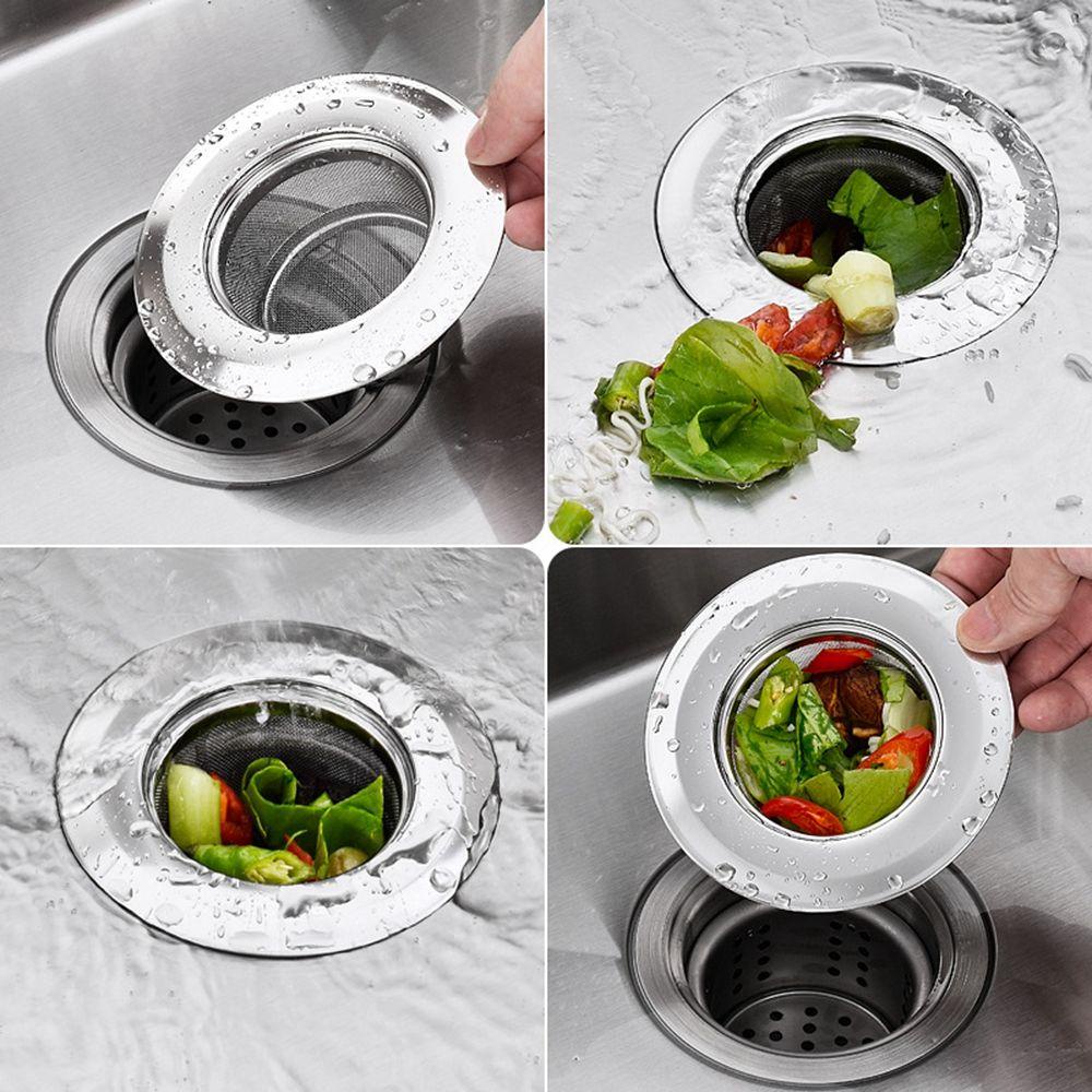 Lanfy Wastafel Organizer Pelindung Umum Tidak Menyumbat Perlengkapan Kamar Mandi Sisa Saringan Stopper Sink Strainer