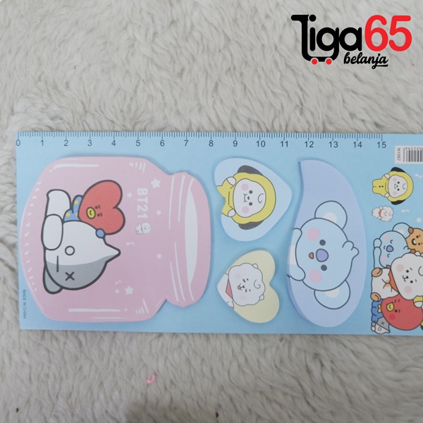 365 STICKY NOTE #41006 Memo Tempel Karakter Fancy Bentuk Lucu