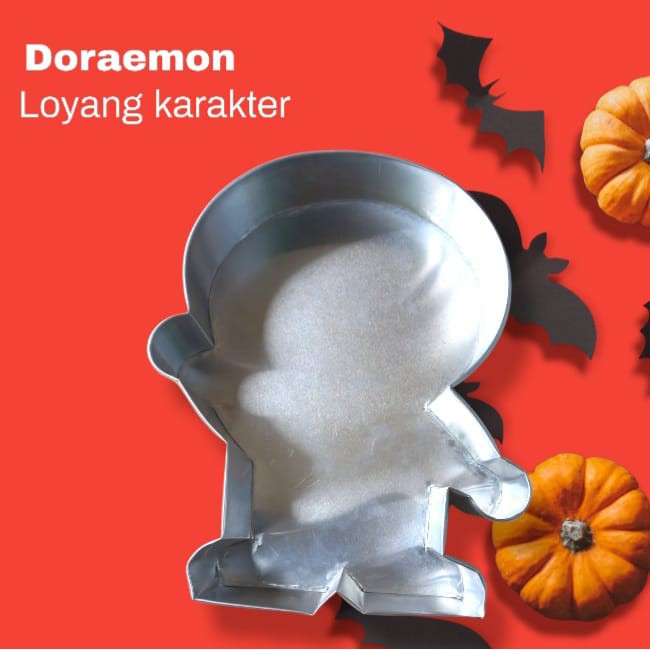 LOYANG KARAKTER BENTUK DORAEMON