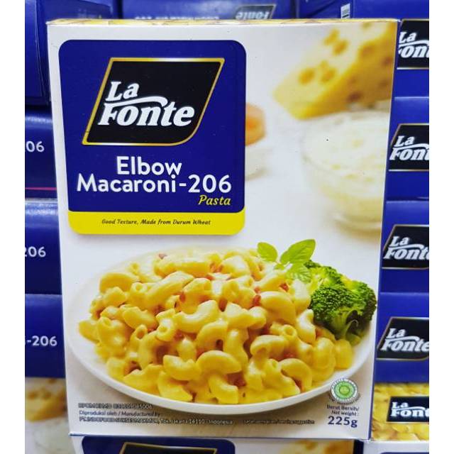 

LA FONTE Elbow Macaroni - 206 Pasta Makaroni 225gr