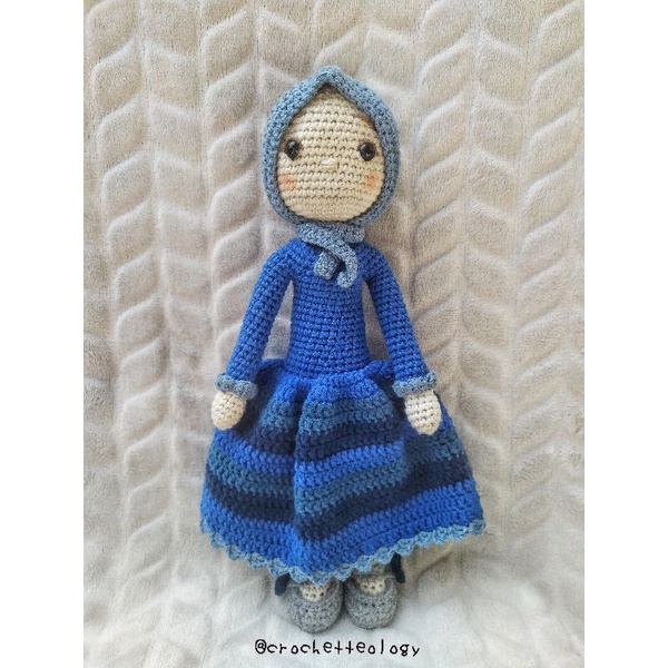 Boneka Rajut Hijab Amigurumi Hijab Aisyah