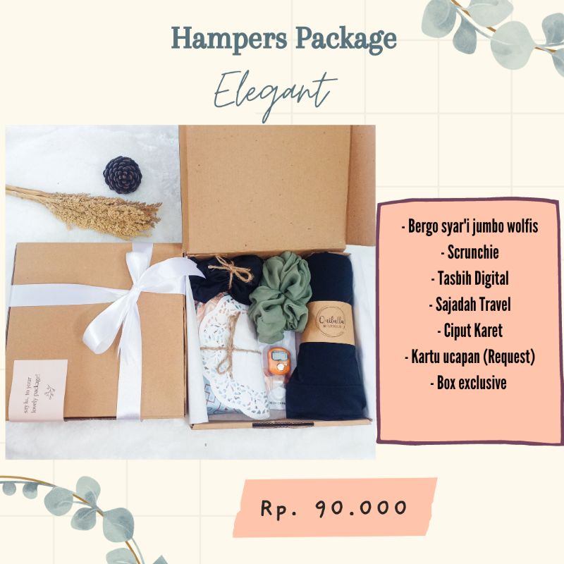 

Hampers Paket Elegant hampers lebaran kado pernikahan ulang tahun