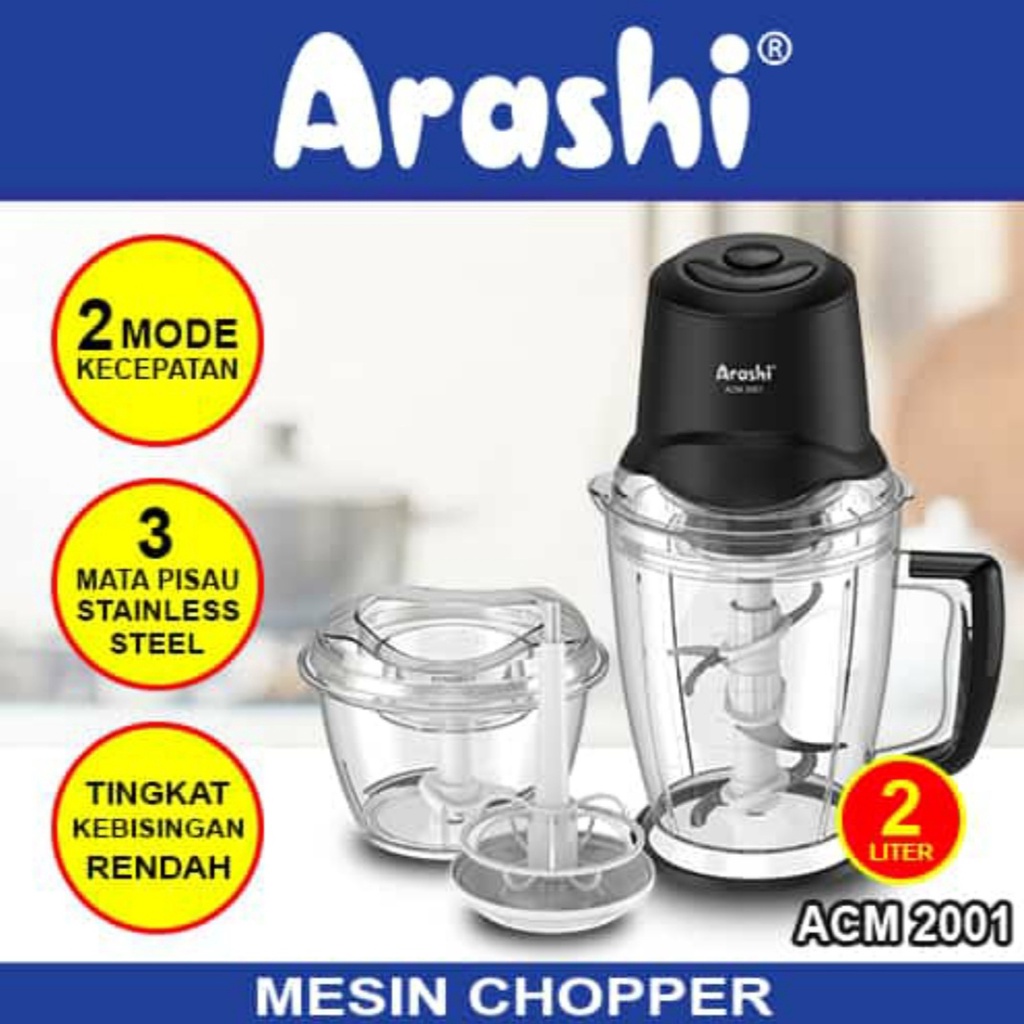 ARASHI CHOPPER MACHINE ACM 2001/PENGHALUS BUMBU