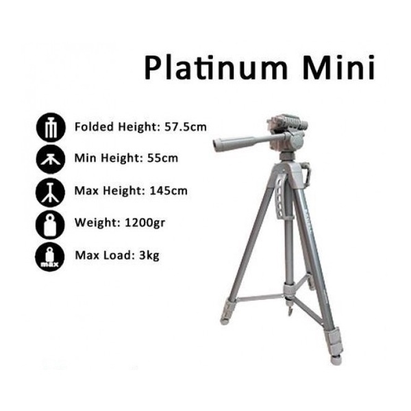 Tripod TRIPOD EXCELL PLATINUM MINI(K9M9) Tipod 3 in 1 BISA COD Tripod Kamera Tripod HP Tripot HP dan