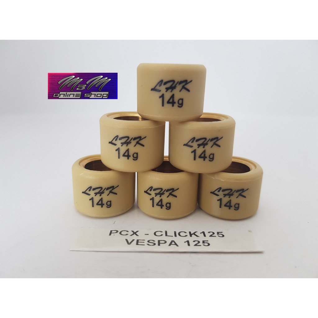 Roller LHK PCX Vario 125 Vespa 125 Ukuran 8,9,10,11,12,13,14,15 Gram