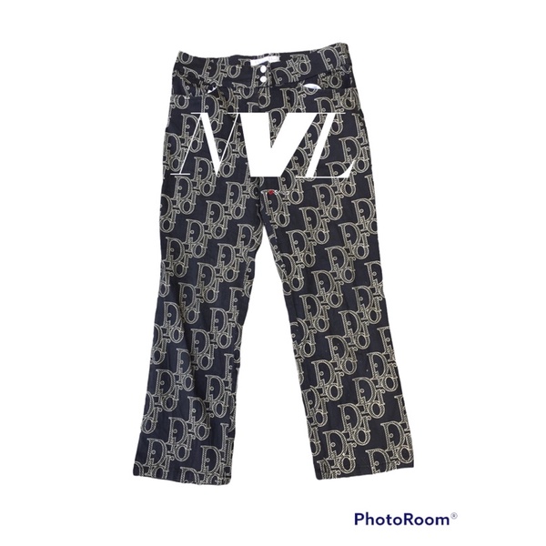 celana second christian dior monogram