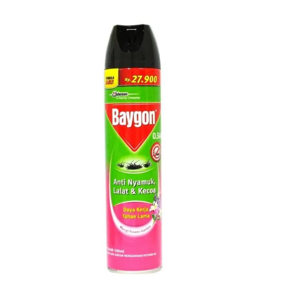 BAYGON AEROSOL FLOWER GARDEN 450ML