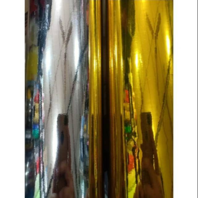 Stiker/stiker infinity chrome/chrome meteran 45cm x 100m