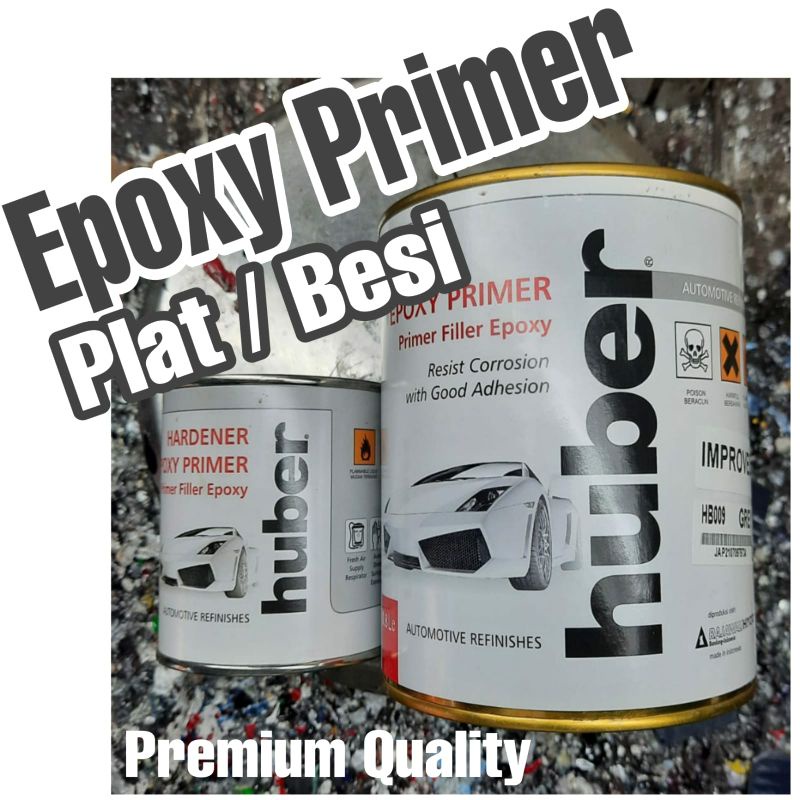 Epoxy Primer Huber / Cat Dasar Primer GREY 1kg