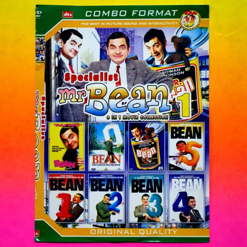 KASET FILM KOMEDI / KOLEKSI MR BEAN SERIES / KASET 8 IN 1 MR BEAN KUALITAS HD BISA COD