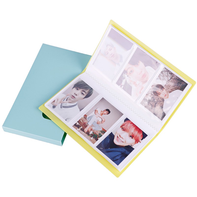 [Bayar Di Tempat]120 Kantung Album Foto Kartu Nama untuk BTS / EXO LOMO photocard