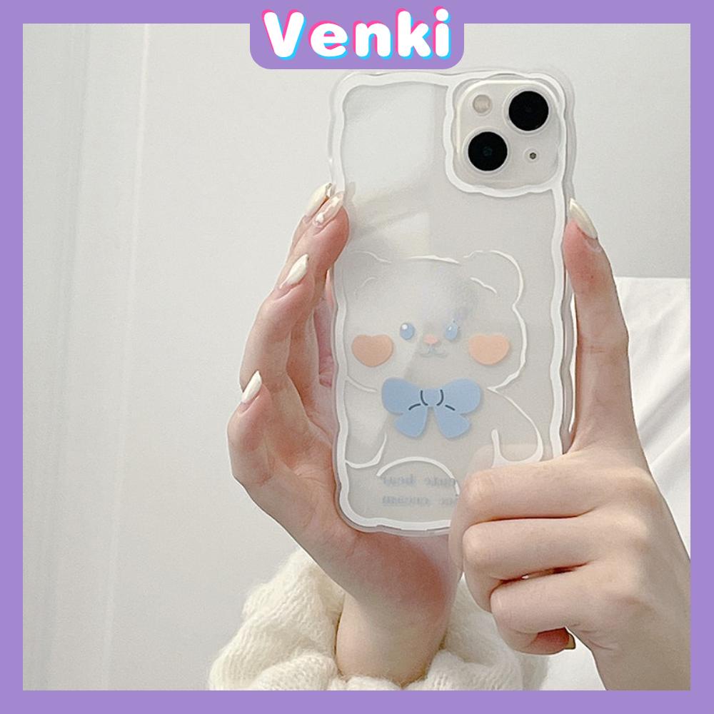 iPhone Case Silicone Soft Case Clear Case Airbag Shockproof Camera Cover Protection Cartoon Cute Bear Compatible For iPhone 11 iPhone 13 Pro Max iPhone 12 Pro Max iPhone 7 Plus
