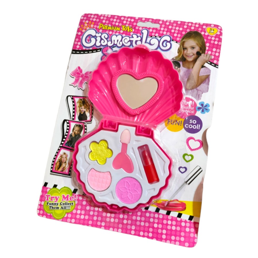 Mainan Make Up Anak Perempuan Set Mini Dandan Mekap Perlengkapan Mekap Gincu Bedak Anak Cewek