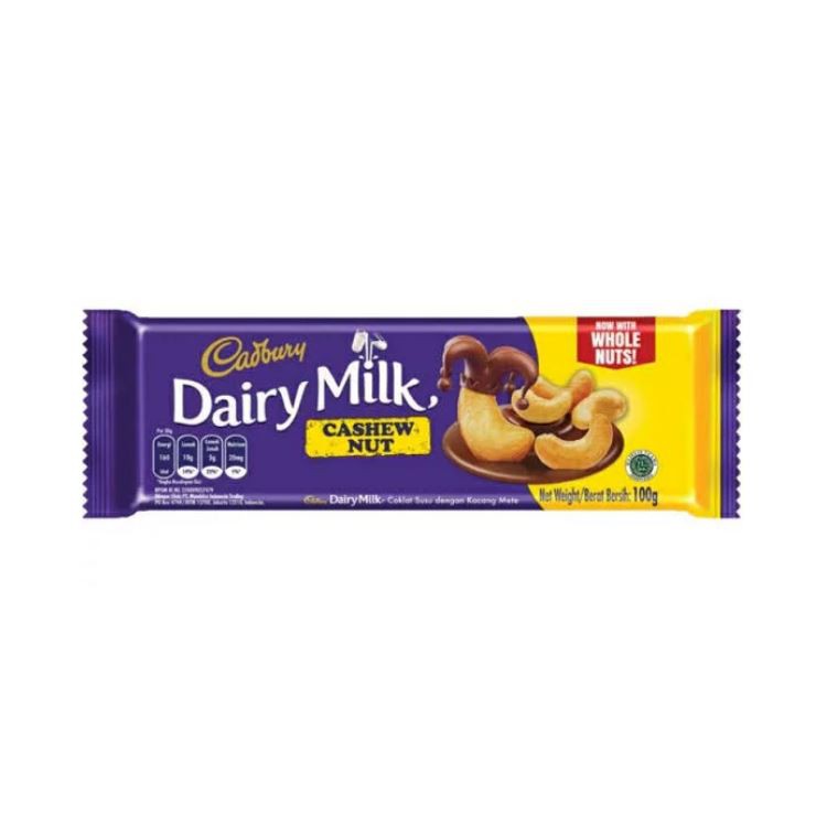 

CADBURY DAIRY MILK CASHEW NUT 100 Gram