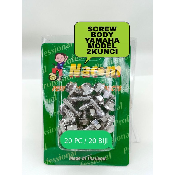 NACOM DV SCREW BODY YAMAHA MODEL 2KUNCI