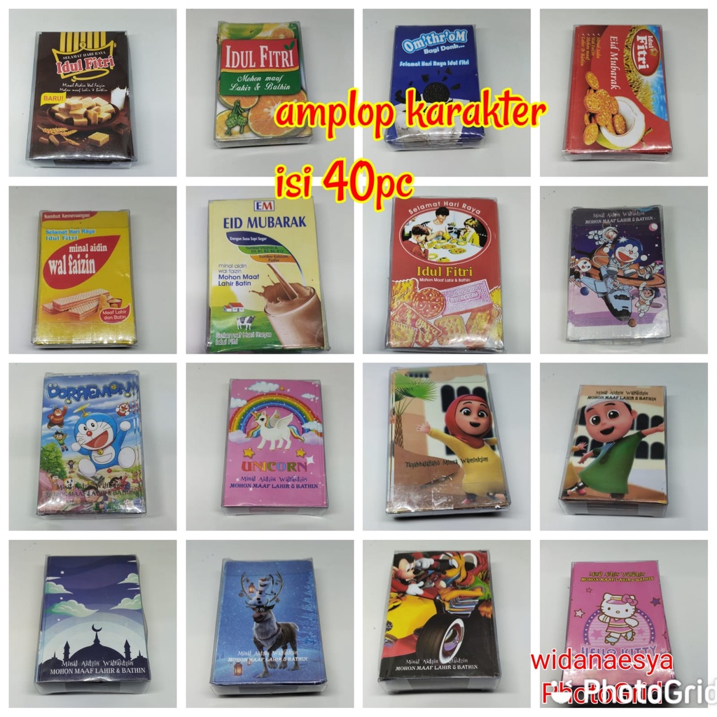 

Amplop karakter isi 50pc UK 7cm*10cm