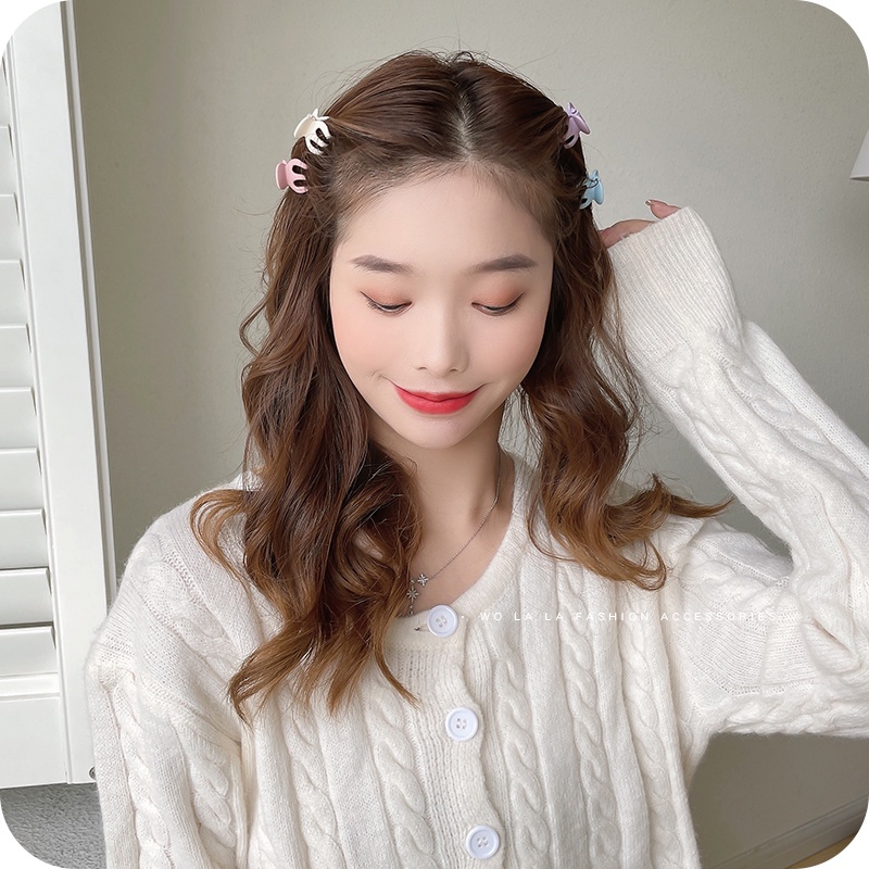 Jepit Rambut Mini Bahan Akrilik Gaya Korea
