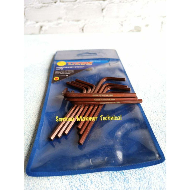 TORA 4 MM Kunci L Short Pendek Hex Key 4mm S2