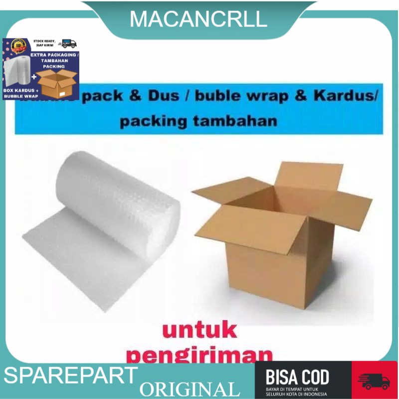 

PACKING TAMBAHAN DUS + EXTRA BUBBLE WRAP