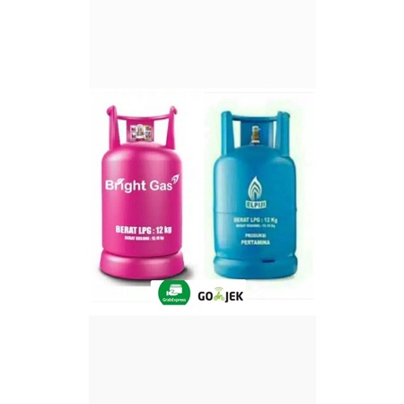 Tabung Gas 12 Kg BRIGHT GAS ELPIJI (Kosong+Isi)