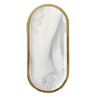 Mangkok Keramik Oval Motif Marmer Gaya Nordic Untuk Tempat Mangkok Keramik Oval Motif Marmer Gaya Nordic Untuk Tempat