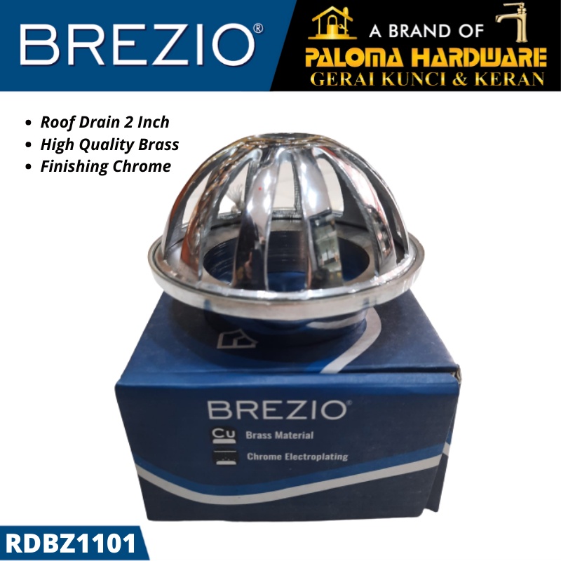 BREZIO ROOF DRAIN 2&quot; RDBZ 1101 Saringan Talang Air Saringan Dak Afur