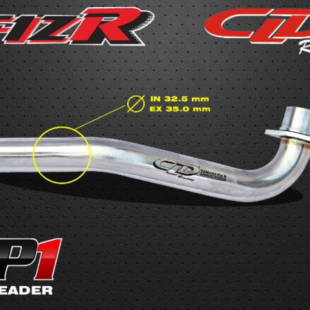 Pipa knalpot F1ZR original cld racing type P1
