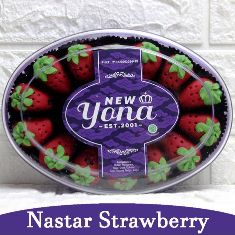 NEW YONA COOKIES REGULER EDISI 2021 NASTAR STRAWBERRY BEEF CHEESE SATUAN LUSINAN CLARINTA COOKIES