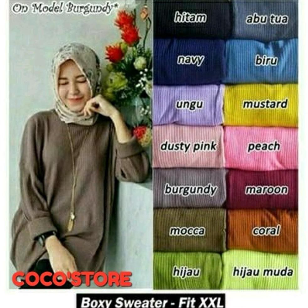 SALE Boxy premium JUMBO boxy sweater sweater boxy sweater rajut baju rajut rajut korea rajutan