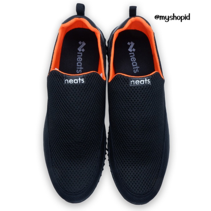 Sepatu Nabila Best Seller Sepatu Pria Slip On Orange Casual Sepatu laki laki dewasa termurah trendy dan terbaru
